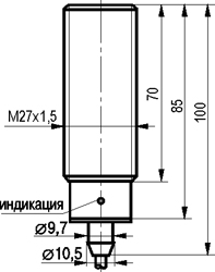 Габариты ISB AF71A-02G-9E-L